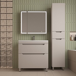 Style Line Тумба с раковиной Остин 80 крем – фотография-9